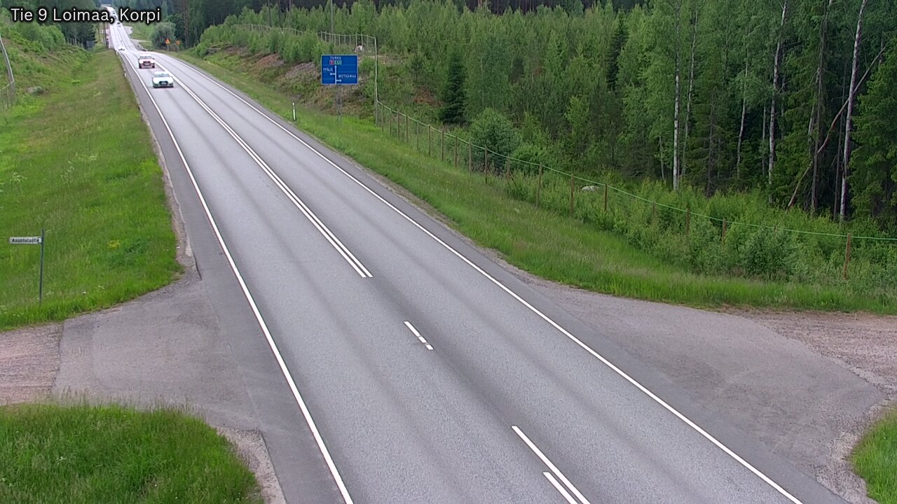 Weather Camera Image Väg 9 Loimaa,Korpi, Loimaa, Varsinais-Suomi