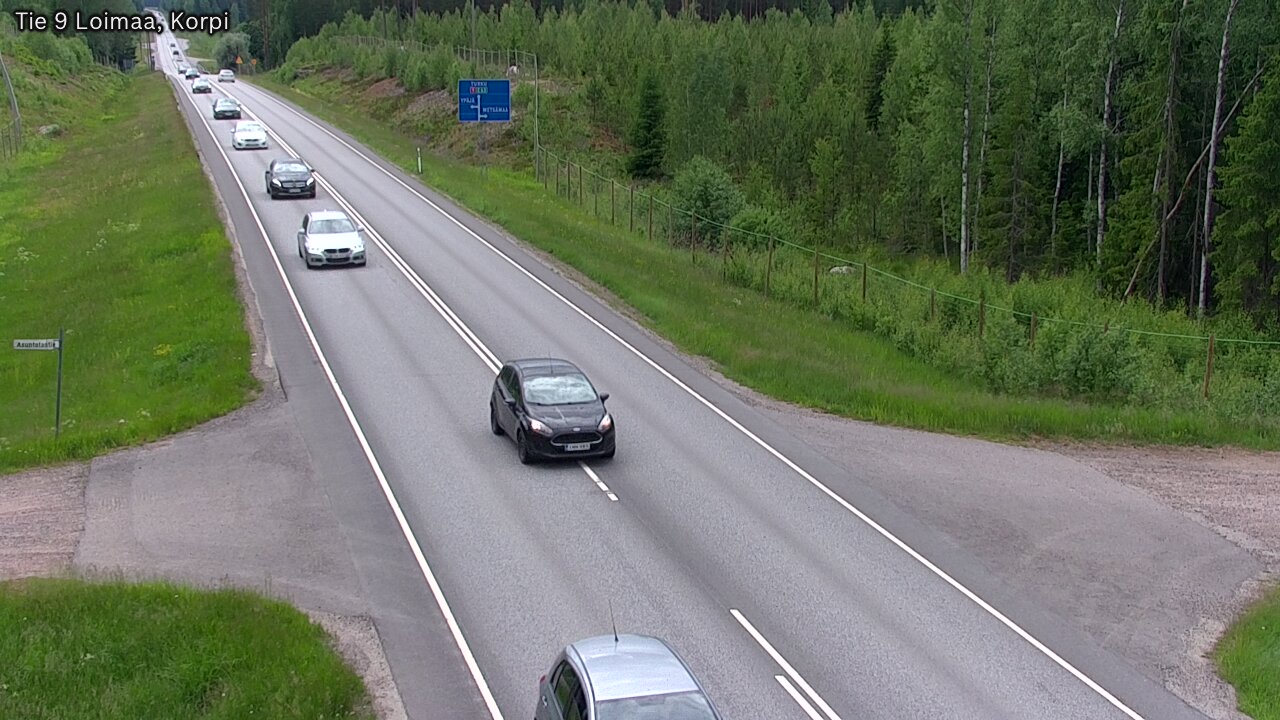 Weather Camera Image Väg 9 Loimaa,Korpi, Loimaa, Varsinais-Suomi