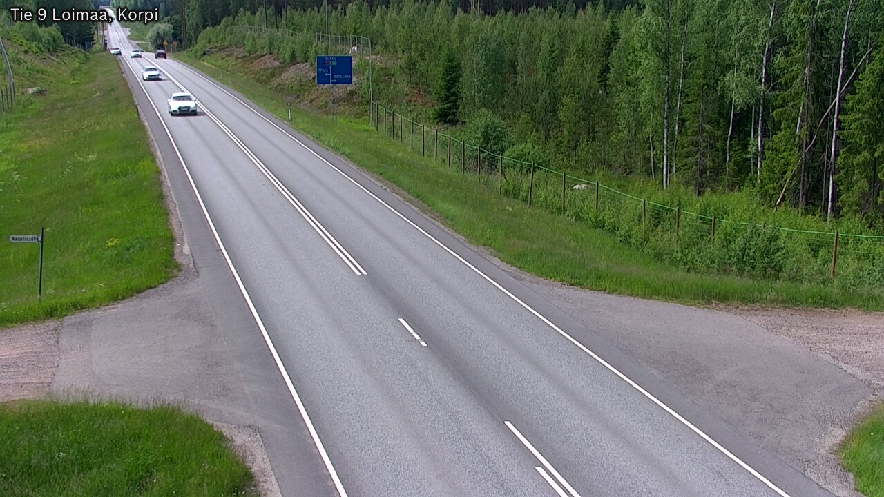 Weather Camera Image Väg 9 Loimaa,Korpi, Loimaa, Varsinais-Suomi