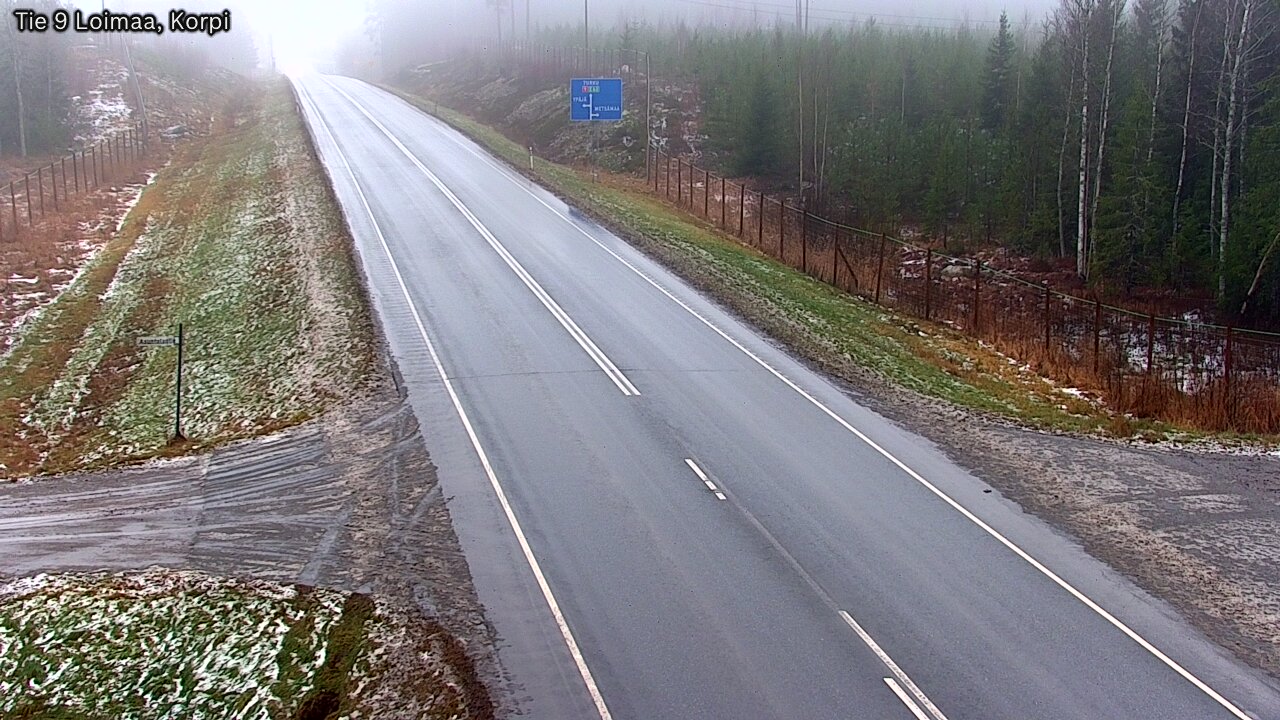Weather Camera Image Väg 9 Loimaa,Korpi, Loimaa, Varsinais-Suomi