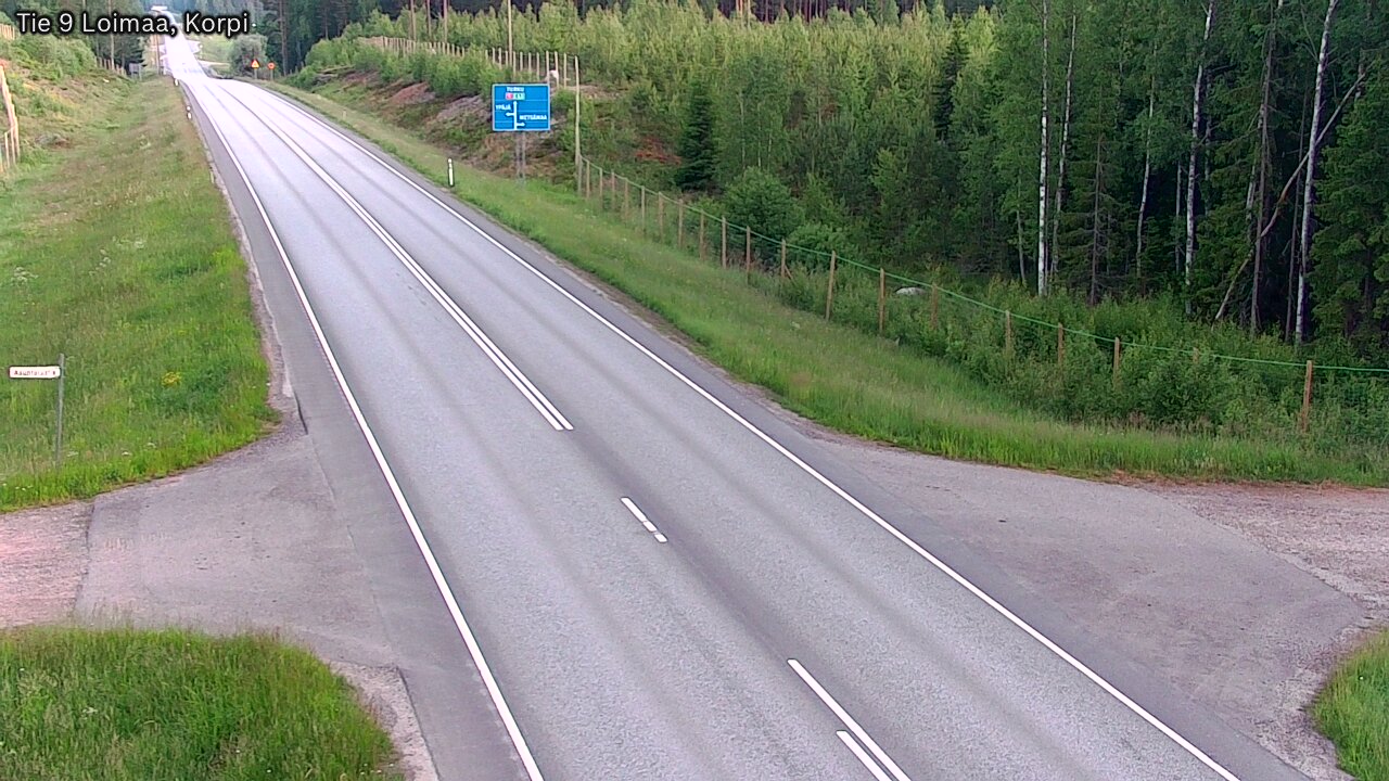 Weather Camera Image Väg 9 Loimaa,Korpi, Loimaa, Varsinais-Suomi