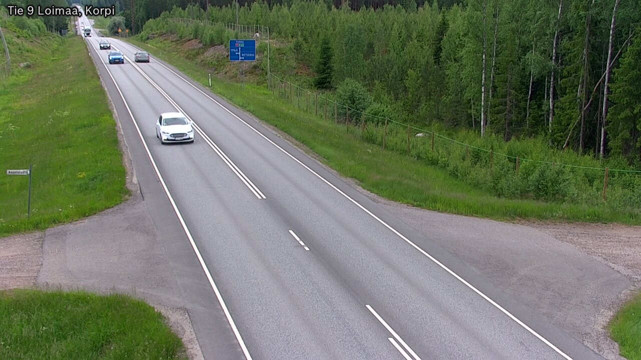 Weather Camera Image Väg 9 Loimaa,Korpi, Loimaa, Varsinais-Suomi
