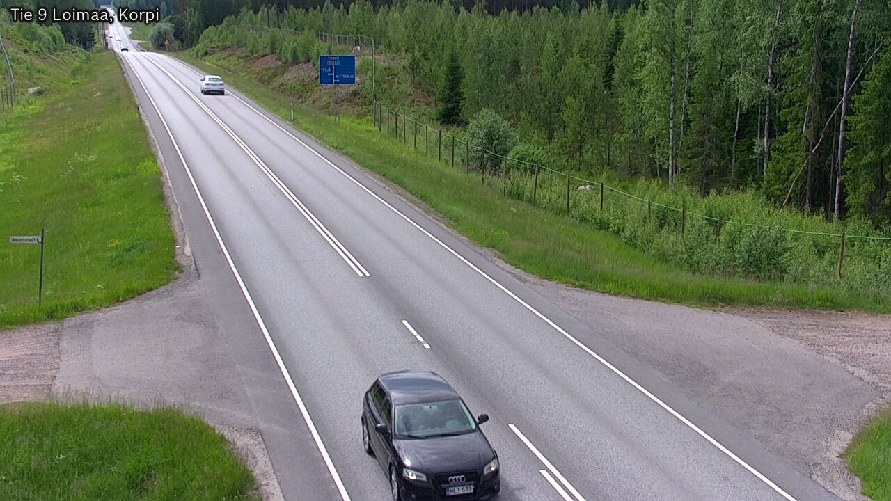 Weather Camera Image Väg 9 Loimaa,Korpi, Loimaa, Varsinais-Suomi