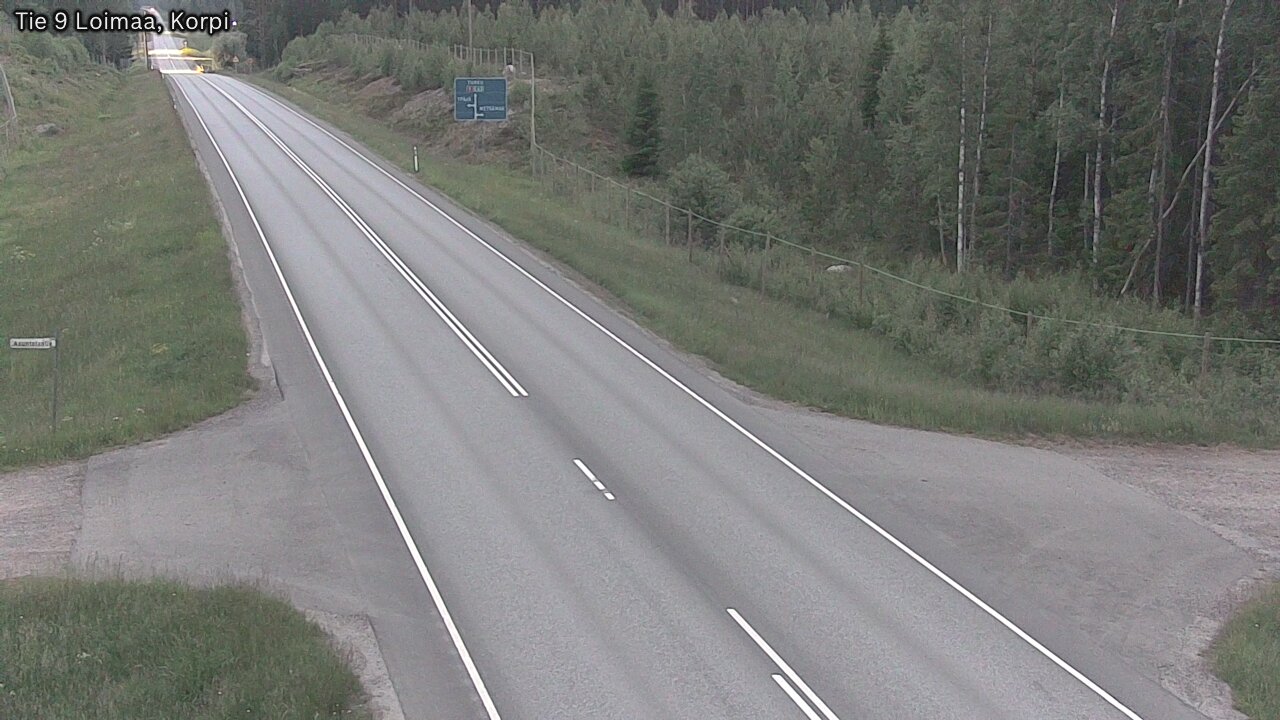 Weather Camera Image Väg 9 Loimaa,Korpi, Loimaa, Varsinais-Suomi