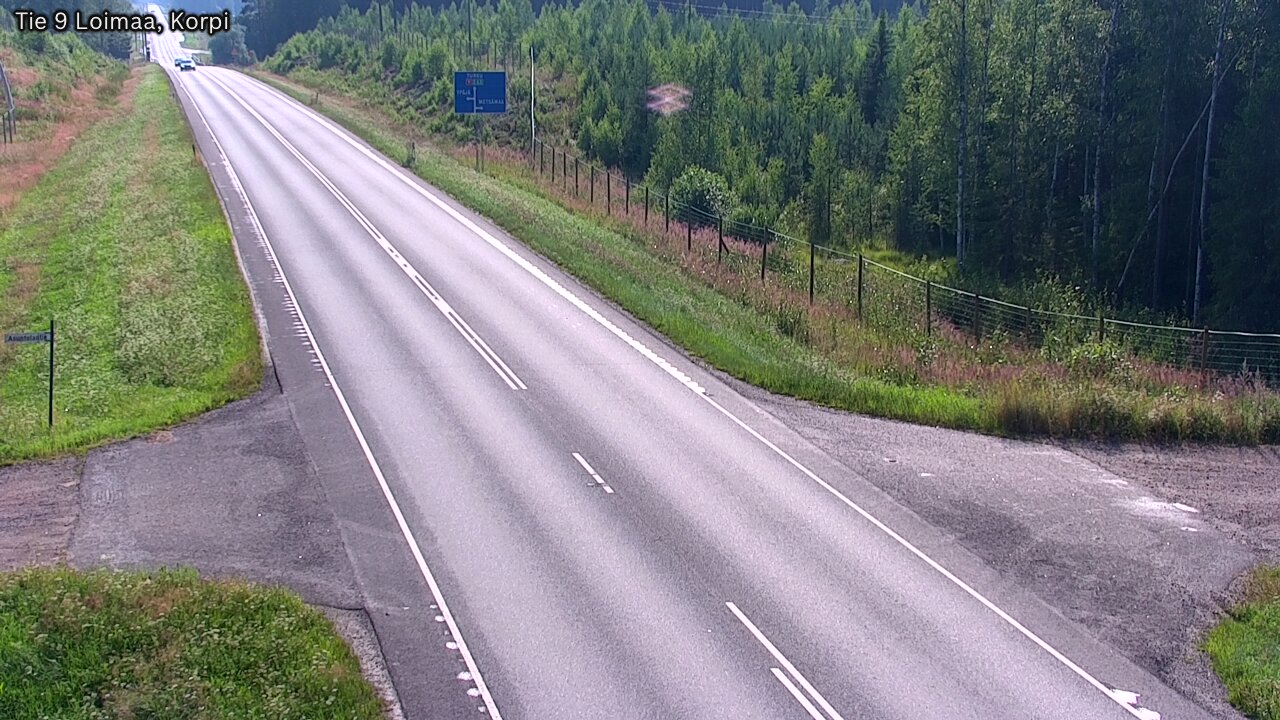 Weather Camera Image Väg 9 Loimaa,Korpi, Loimaa, Varsinais-Suomi