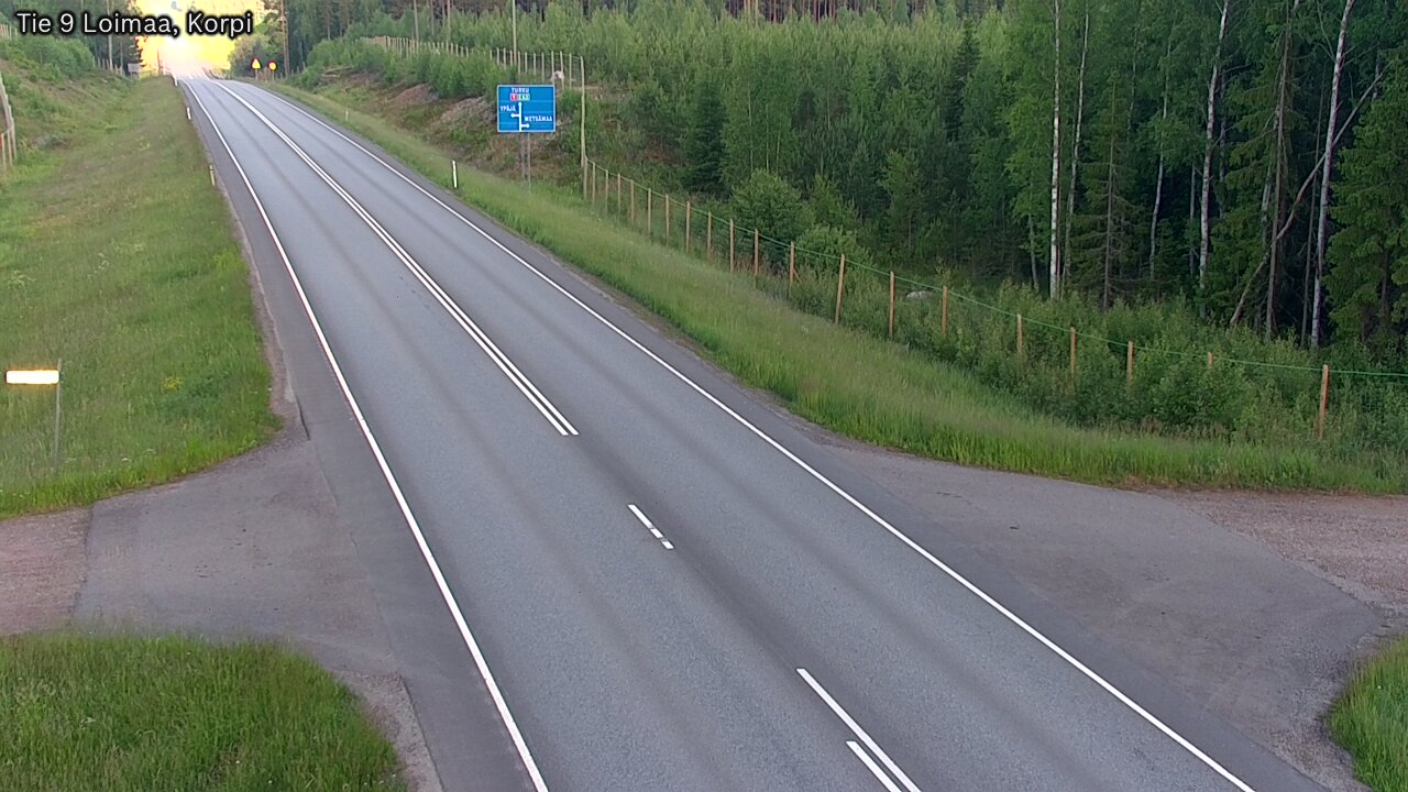 Weather Camera Image Väg 9 Loimaa,Korpi, Loimaa, Varsinais-Suomi