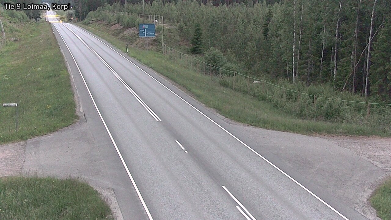Weather Camera Image Väg 9 Loimaa,Korpi, Loimaa, Varsinais-Suomi
