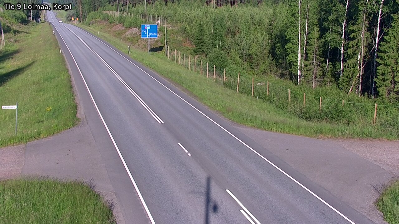 Weather Camera Image Väg 9 Loimaa,Korpi, Loimaa, Varsinais-Suomi