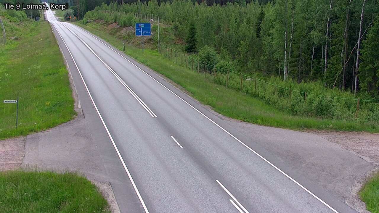 Weather Camera Image Väg 9 Loimaa,Korpi, Loimaa, Varsinais-Suomi