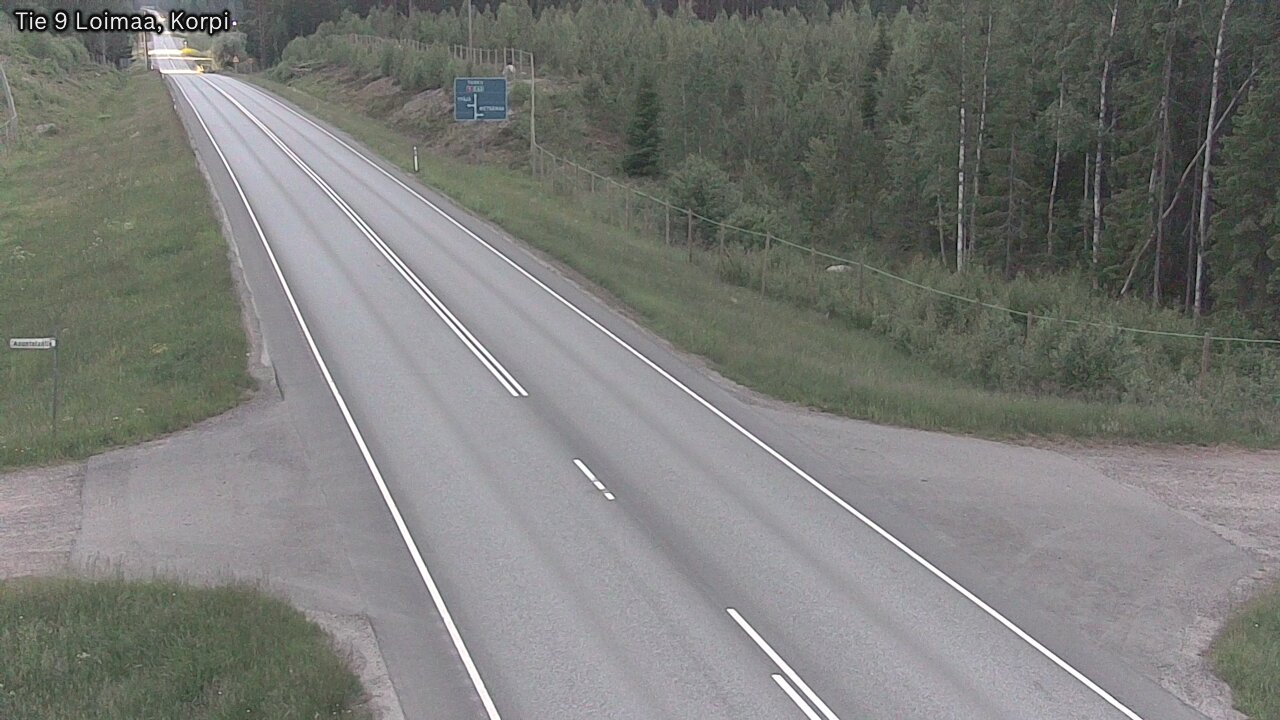Weather Camera Image Väg 9 Loimaa,Korpi, Loimaa, Varsinais-Suomi
