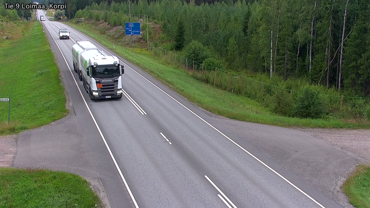 Weather Camera Image Väg 9 Loimaa,Korpi, Loimaa, Varsinais-Suomi
