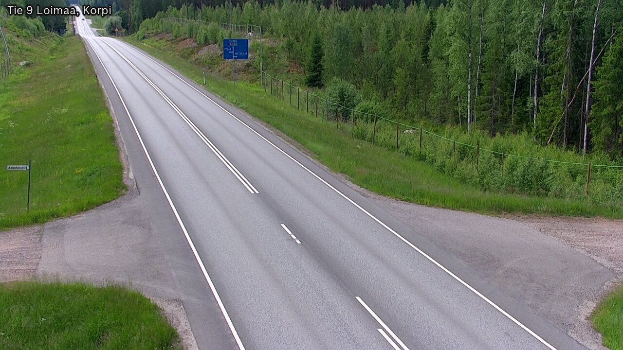 Weather Camera Image Väg 9 Loimaa,Korpi, Loimaa, Varsinais-Suomi