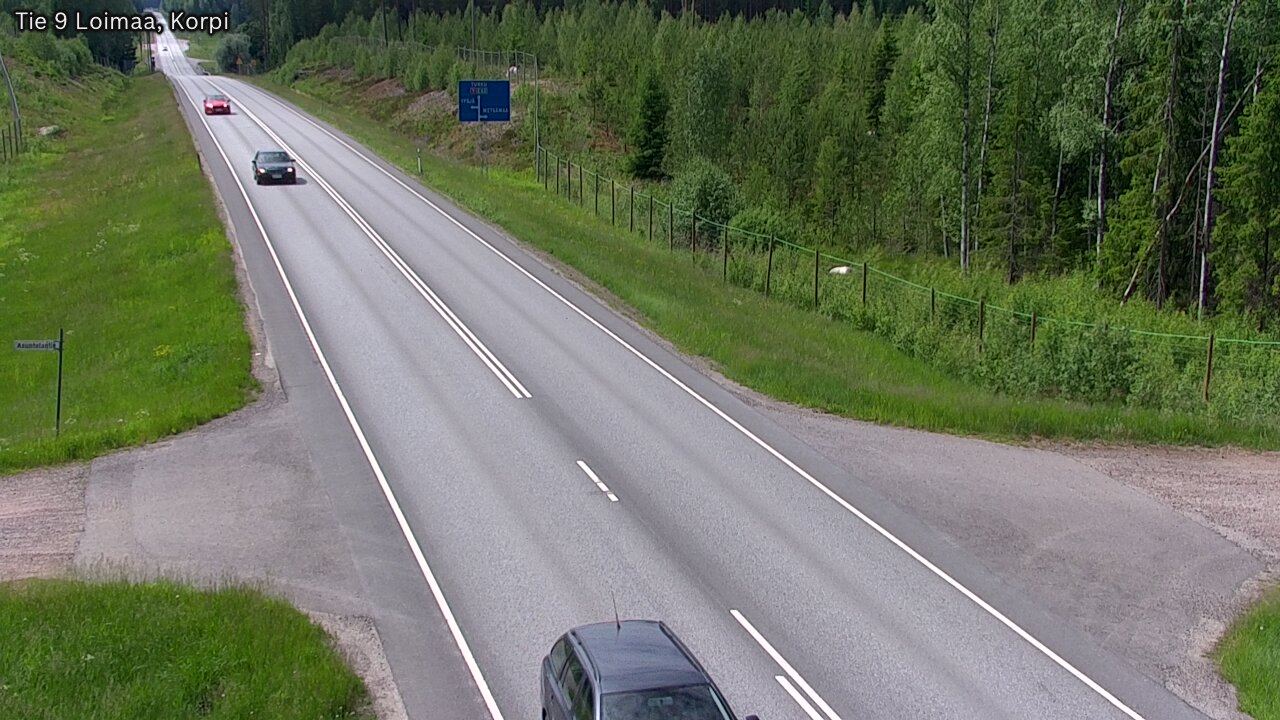 Weather Camera Image Väg 9 Loimaa,Korpi, Loimaa, Varsinais-Suomi