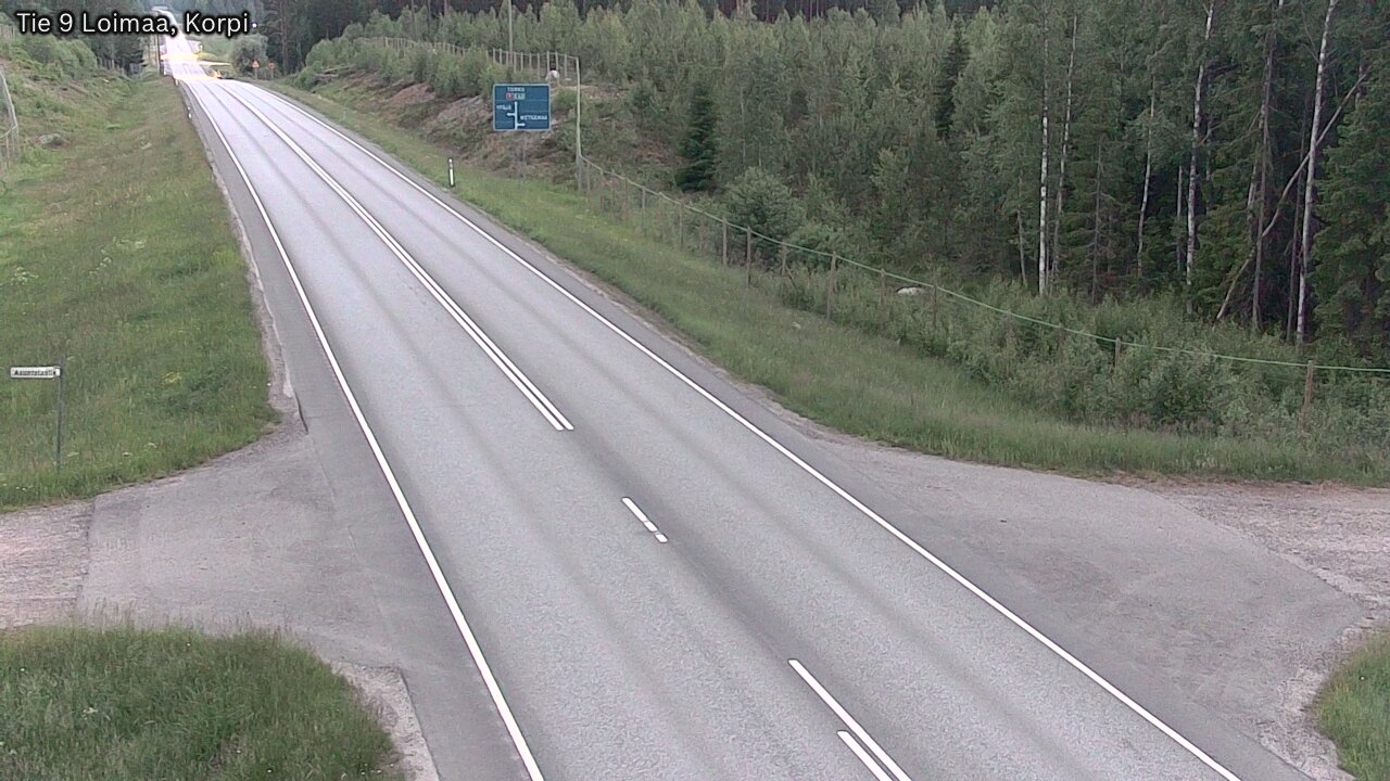 Weather Camera Image Väg 9 Loimaa,Korpi, Loimaa, Varsinais-Suomi
