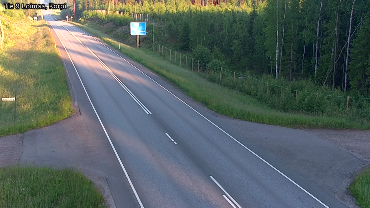 Weather Camera Image Väg 9 Loimaa,Korpi, Loimaa, Varsinais-Suomi
