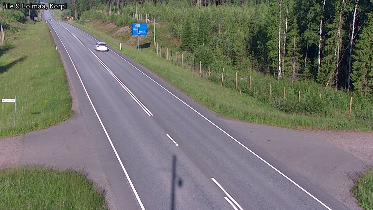 Weather Camera Image Väg 9 Loimaa,Korpi, Loimaa, Varsinais-Suomi