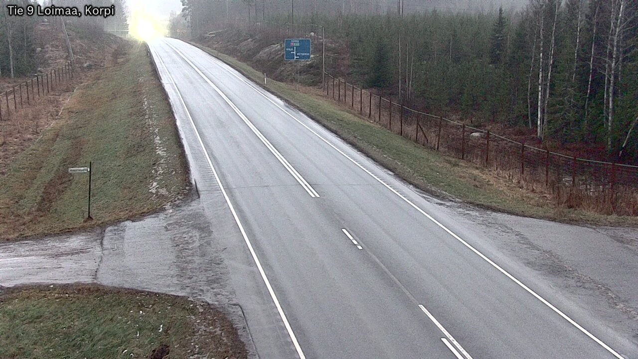 Weather Camera Image Väg 9 Loimaa,Korpi, Loimaa, Varsinais-Suomi