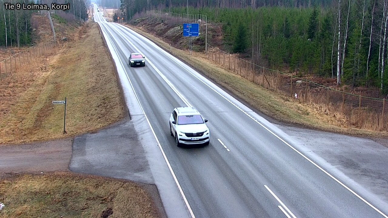 Weather Camera Image Road 9 Loimaa, Korpi, Loimaa, Varsinais-Suomi