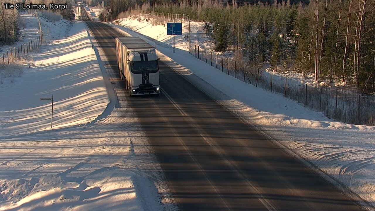 Weather Camera Image Road 9 Loimaa, Korpi, Loimaa, Varsinais-Suomi