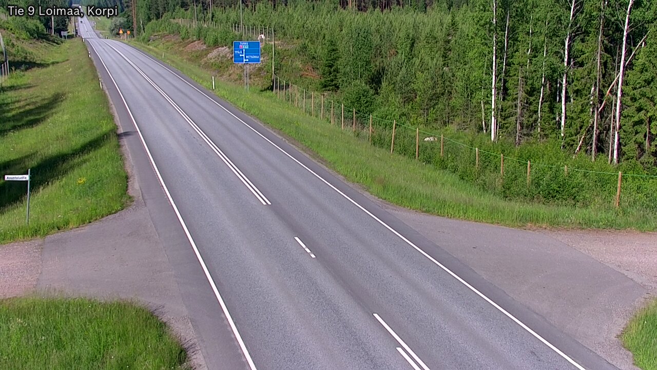 Weather Camera Image Väg 9 Loimaa,Korpi, Loimaa, Varsinais-Suomi