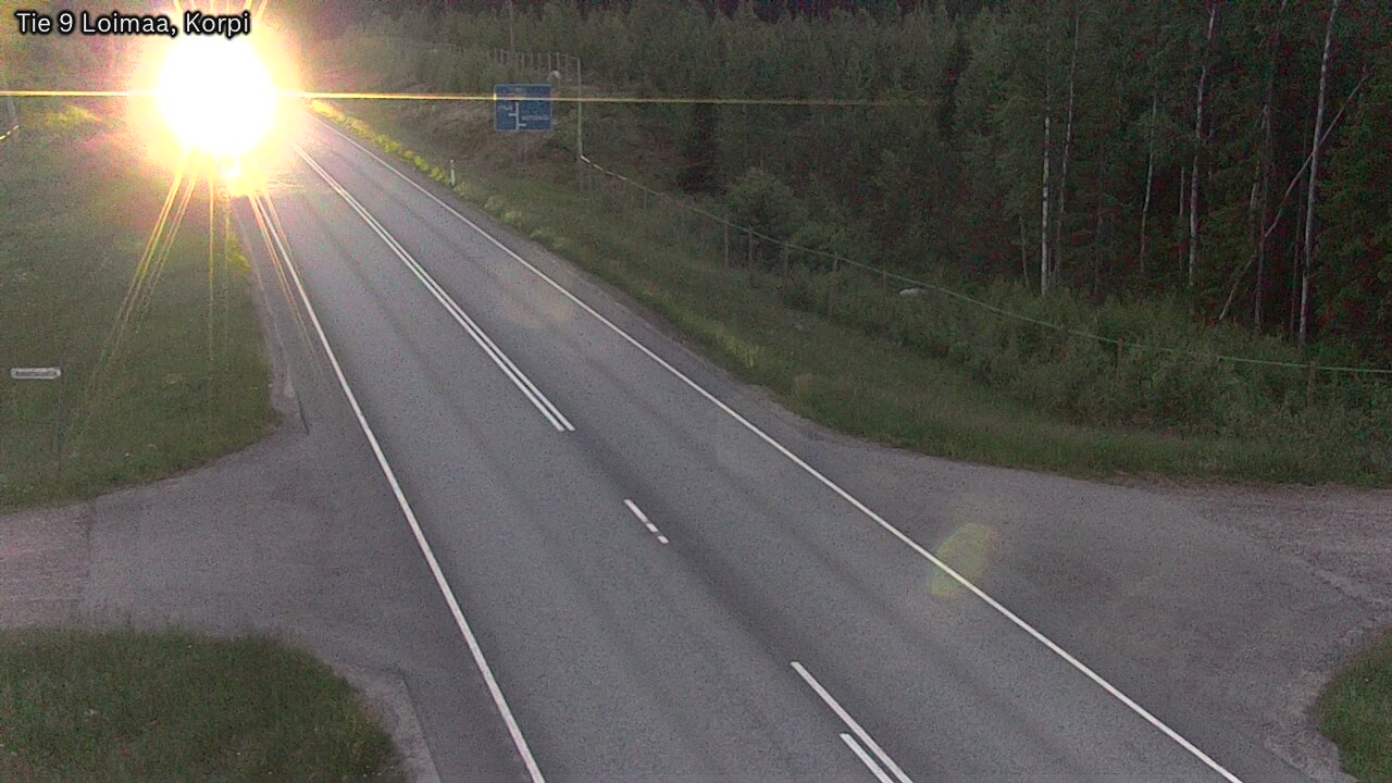 Weather Camera Image Väg 9 Loimaa,Korpi, Loimaa, Varsinais-Suomi