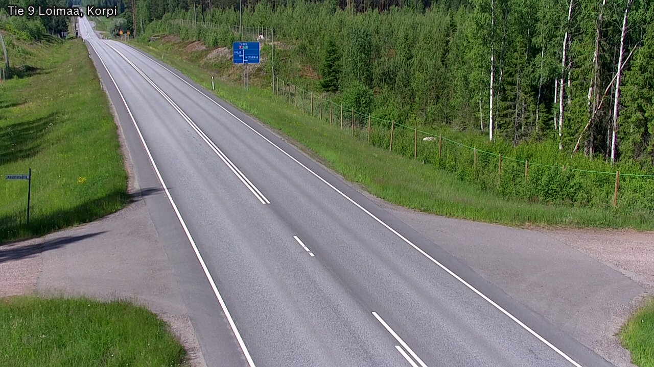 Weather Camera Image Väg 9 Loimaa,Korpi, Loimaa, Varsinais-Suomi