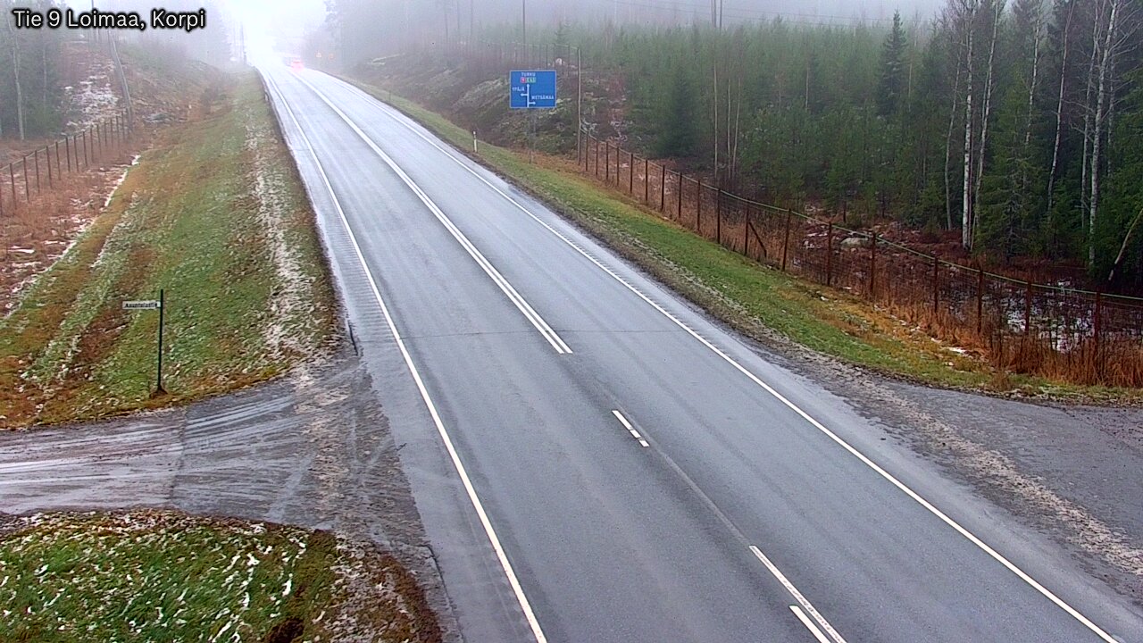 Weather Camera Image Väg 9 Loimaa,Korpi, Loimaa, Varsinais-Suomi