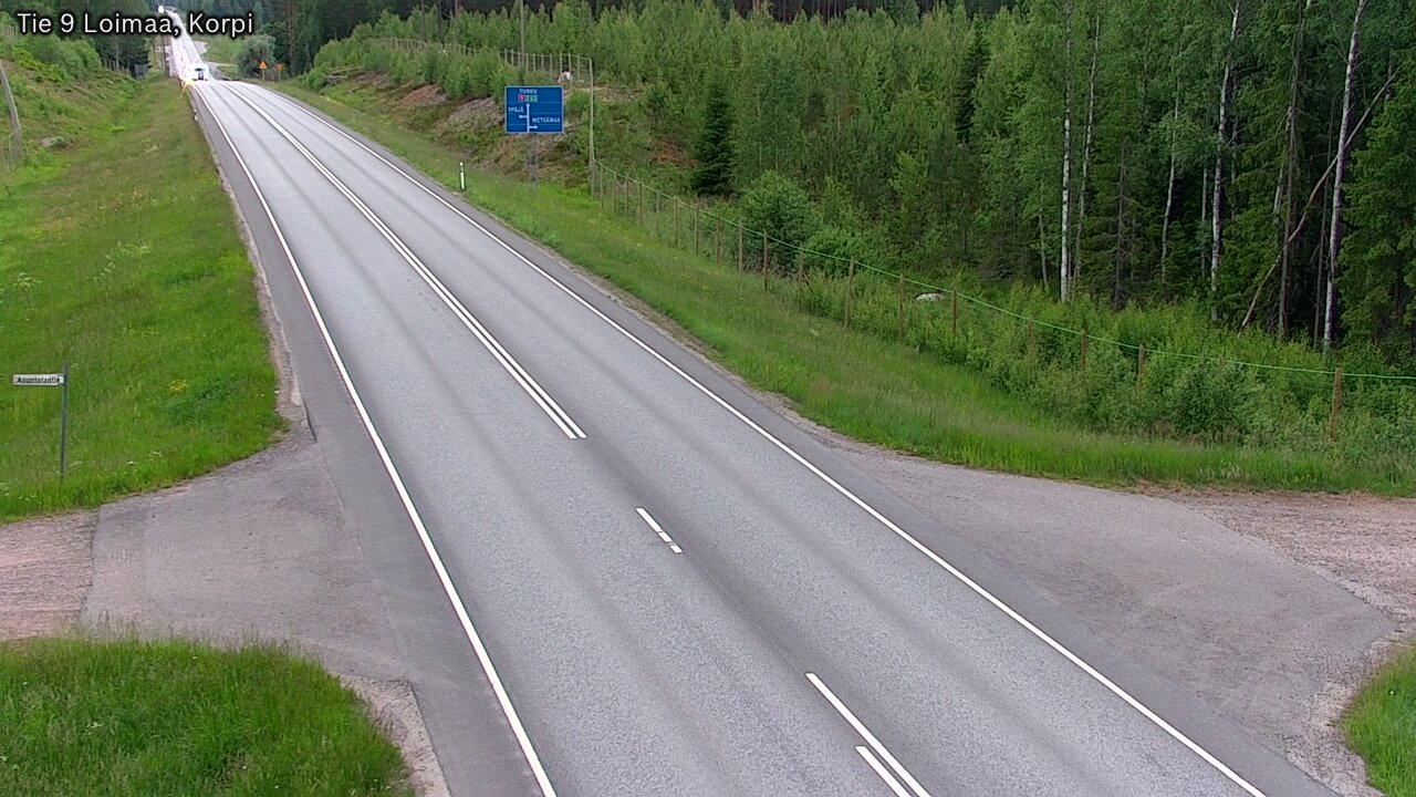 Weather Camera Image Väg 9 Loimaa,Korpi, Loimaa, Varsinais-Suomi