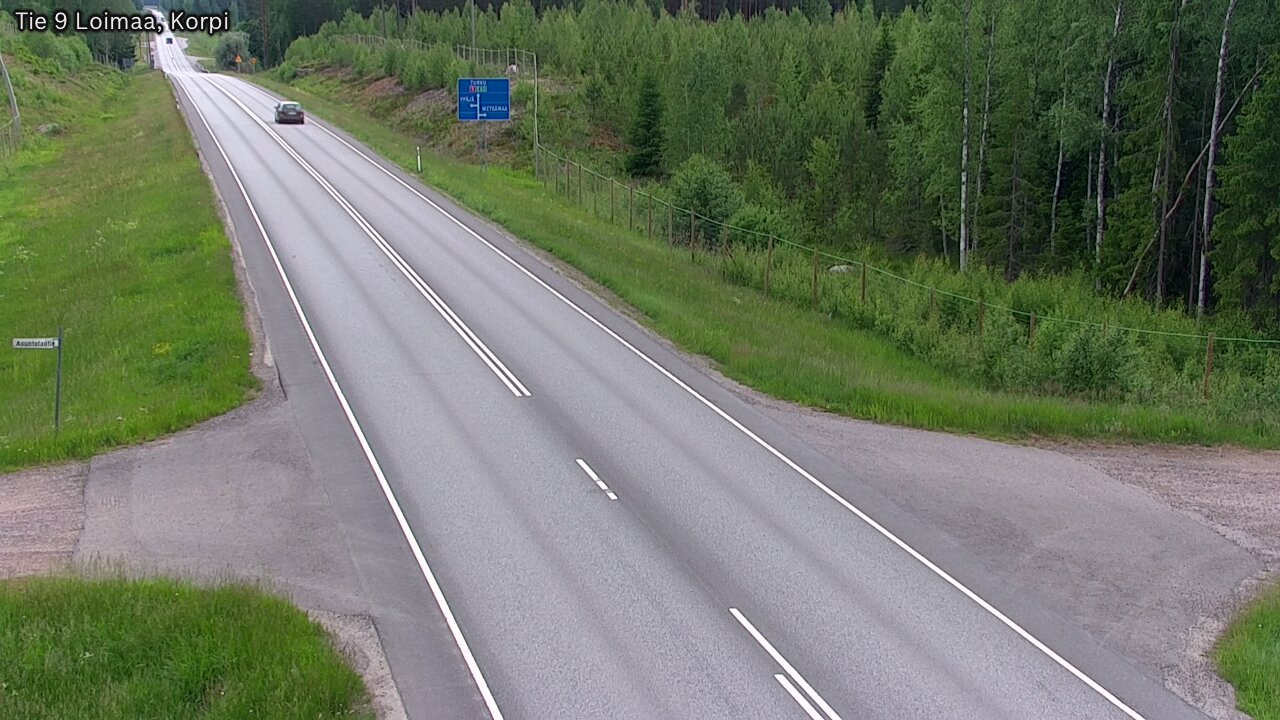 Weather Camera Image Väg 9 Loimaa,Korpi, Loimaa, Varsinais-Suomi