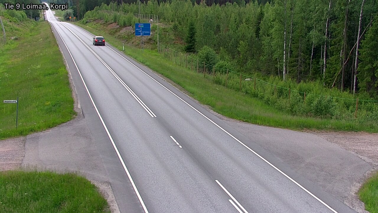 Weather Camera Image Väg 9 Loimaa,Korpi, Loimaa, Varsinais-Suomi