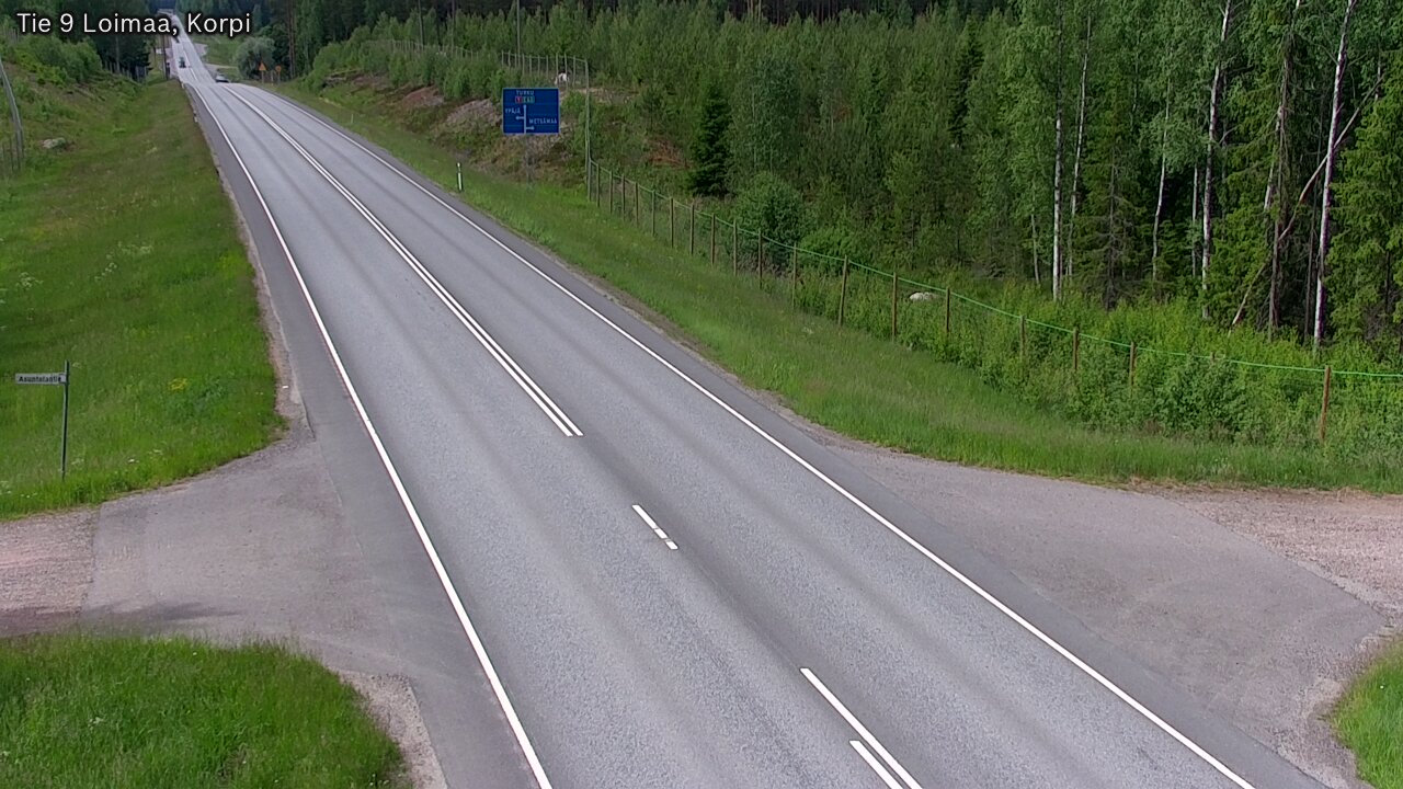 Weather Camera Image Väg 9 Loimaa,Korpi, Loimaa, Varsinais-Suomi