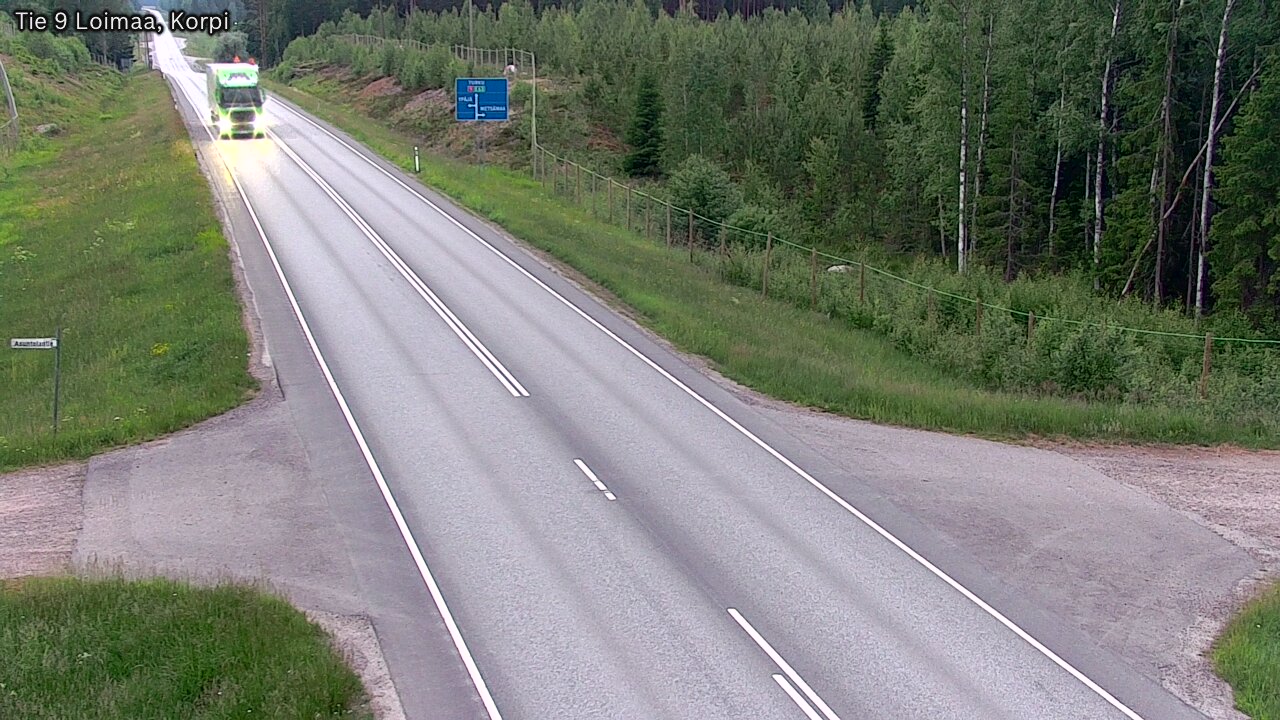 Weather Camera Image Väg 9 Loimaa,Korpi, Loimaa, Varsinais-Suomi