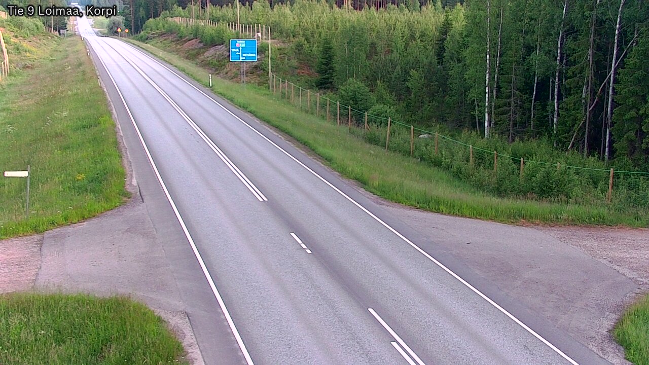 Weather Camera Image Väg 9 Loimaa,Korpi, Loimaa, Varsinais-Suomi