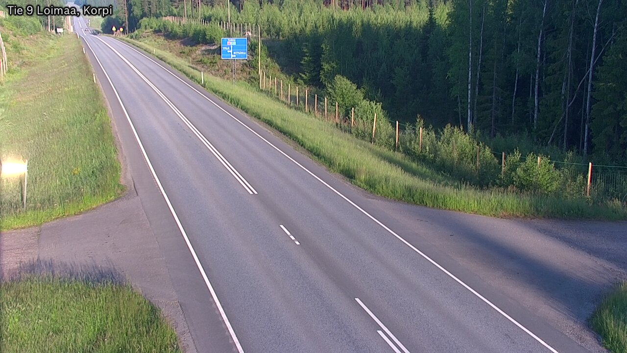 Weather Camera Image Väg 9 Loimaa,Korpi, Loimaa, Varsinais-Suomi