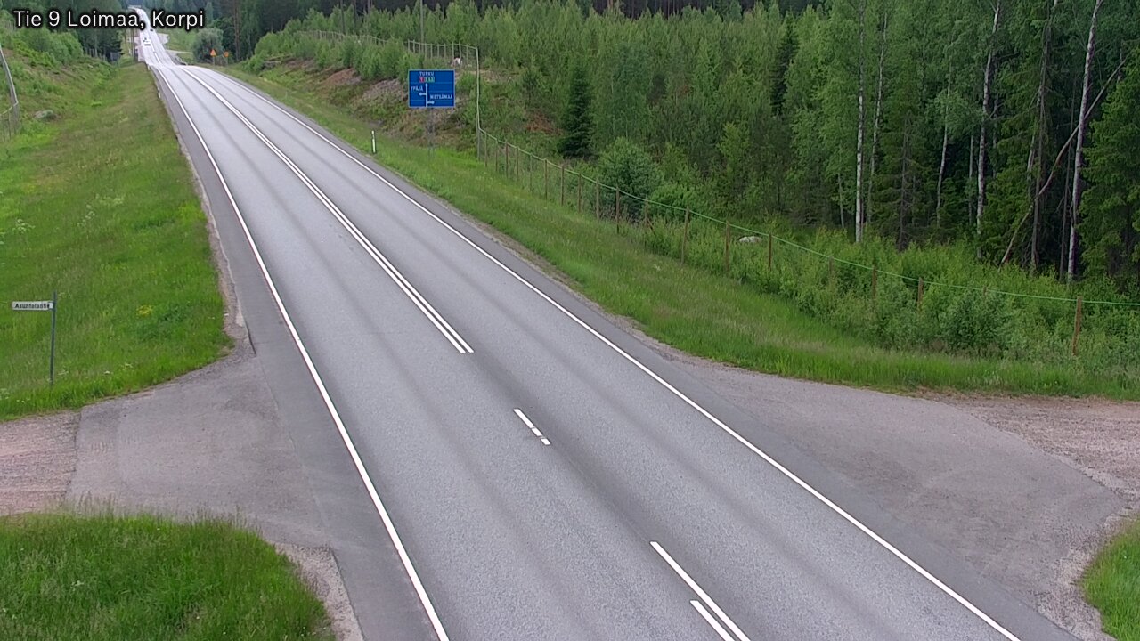 Weather Camera Image Väg 9 Loimaa,Korpi, Loimaa, Varsinais-Suomi