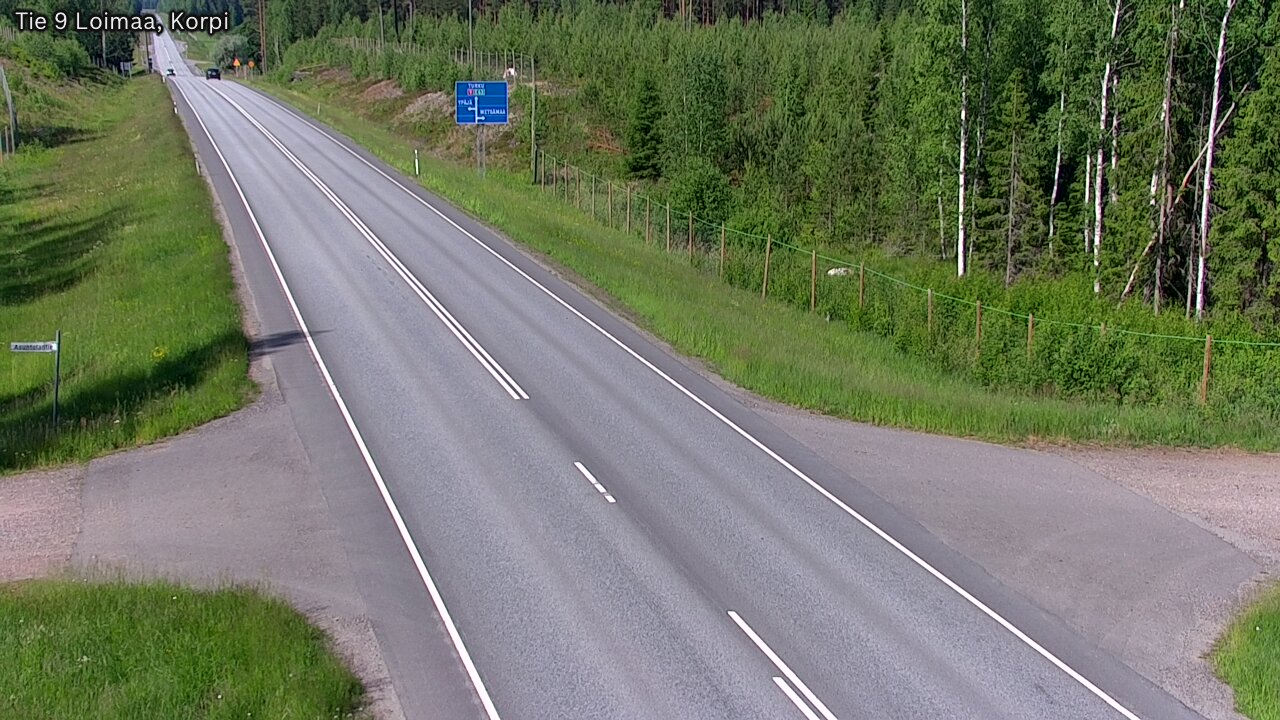 Weather Camera Image Väg 9 Loimaa,Korpi, Loimaa, Varsinais-Suomi