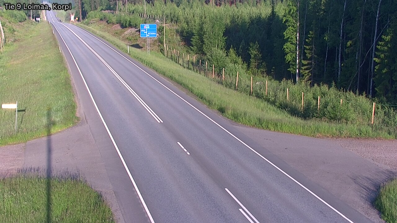 Weather Camera Image Väg 9 Loimaa,Korpi, Loimaa, Varsinais-Suomi