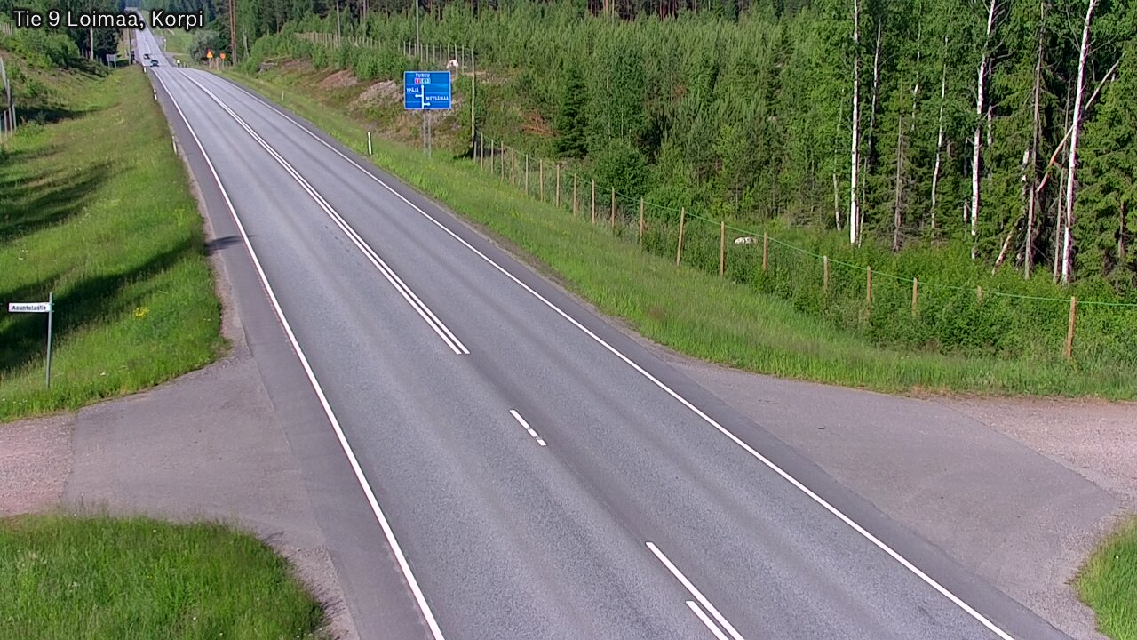 Weather Camera Image Väg 9 Loimaa,Korpi, Loimaa, Varsinais-Suomi