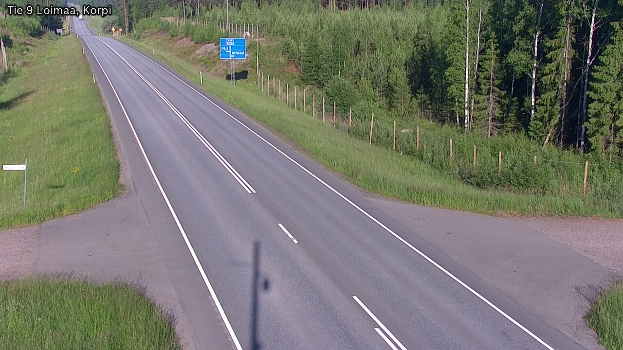 Weather Camera Image Väg 9 Loimaa,Korpi, Loimaa, Varsinais-Suomi
