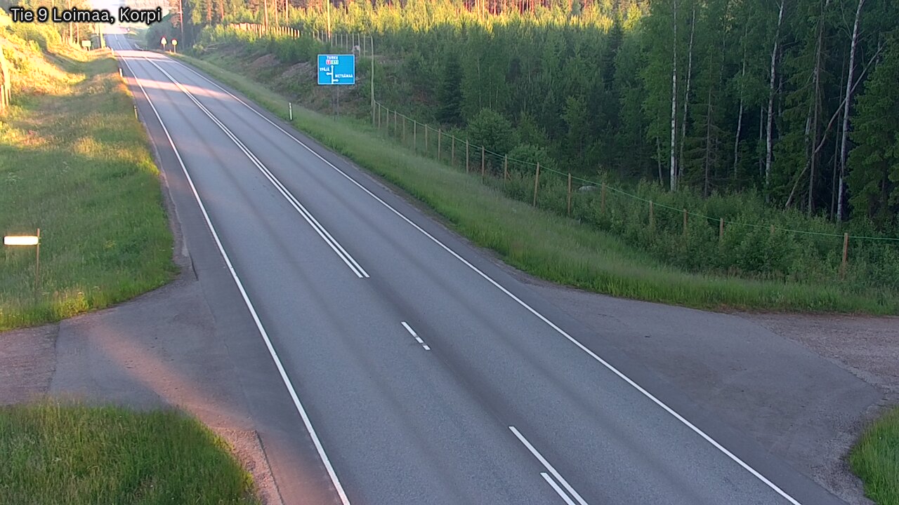 Weather Camera Image Väg 9 Loimaa,Korpi, Loimaa, Varsinais-Suomi