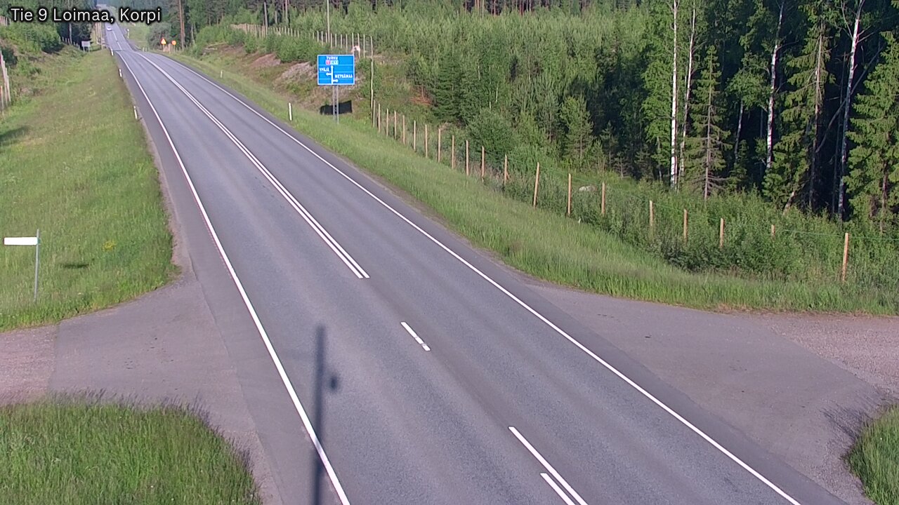 Weather Camera Image Väg 9 Loimaa,Korpi, Loimaa, Varsinais-Suomi
