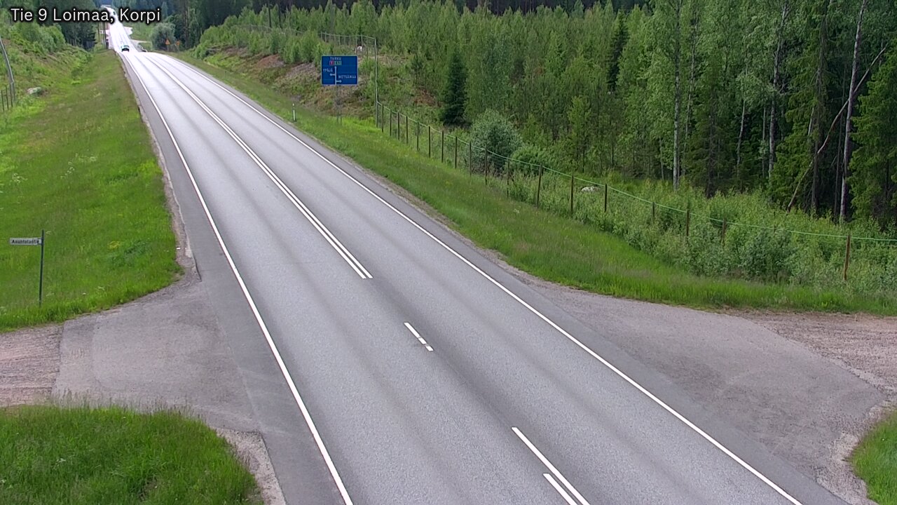 Weather Camera Image Väg 9 Loimaa,Korpi, Loimaa, Varsinais-Suomi