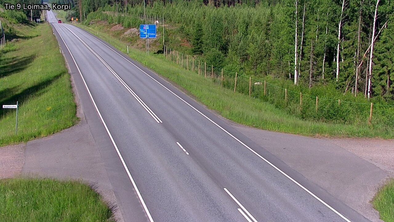 Weather Camera Image Väg 9 Loimaa,Korpi, Loimaa, Varsinais-Suomi