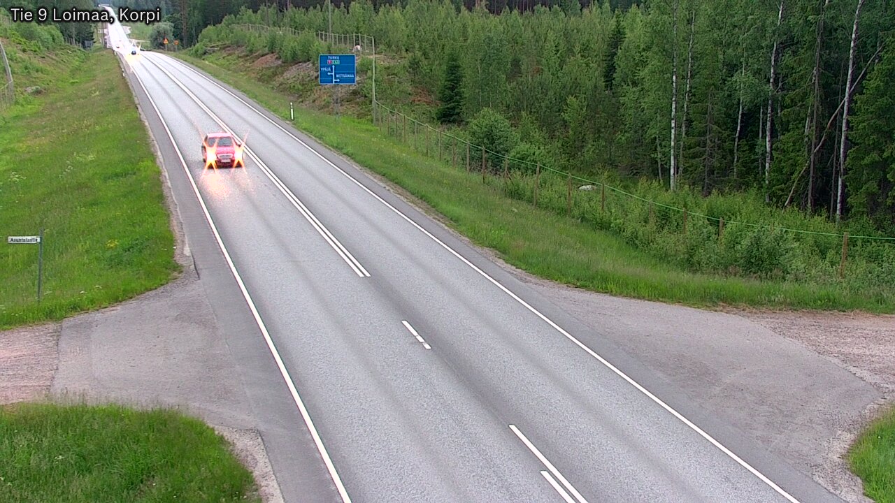 Weather Camera Image Väg 9 Loimaa,Korpi, Loimaa, Varsinais-Suomi