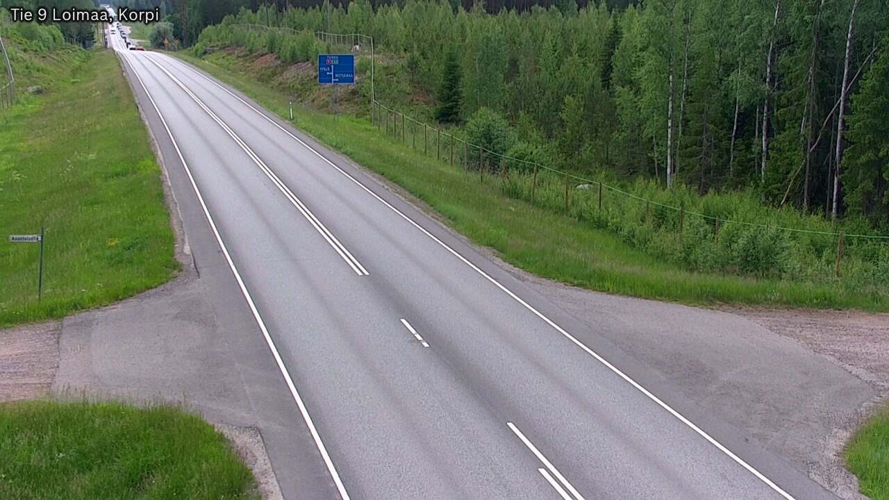 Weather Camera Image Väg 9 Loimaa,Korpi, Loimaa, Varsinais-Suomi