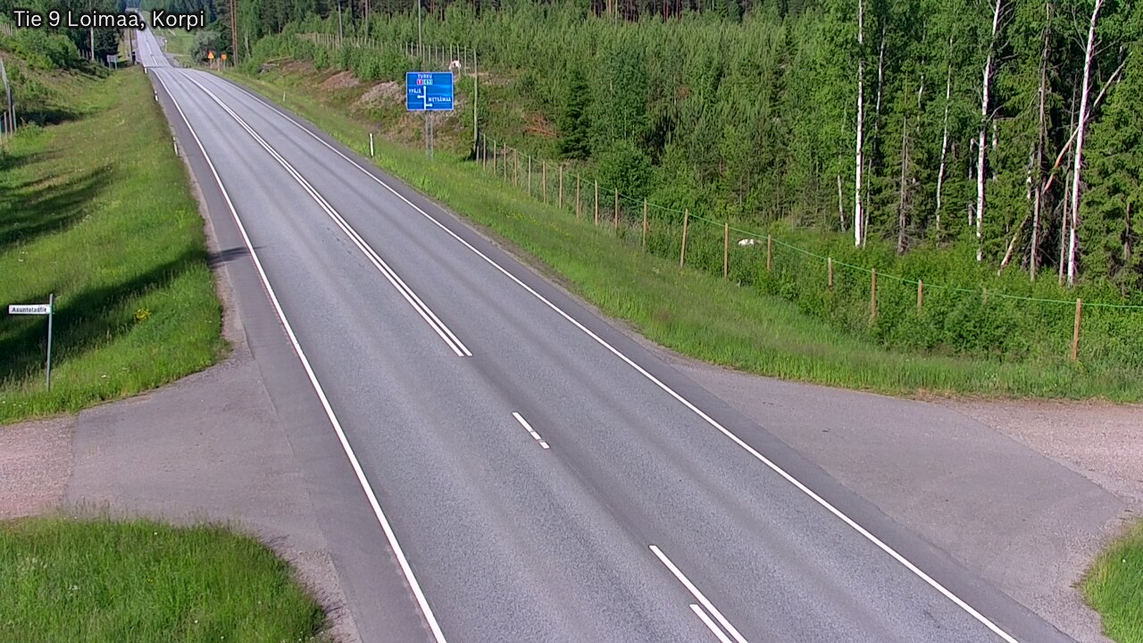 Weather Camera Image Väg 9 Loimaa,Korpi, Loimaa, Varsinais-Suomi