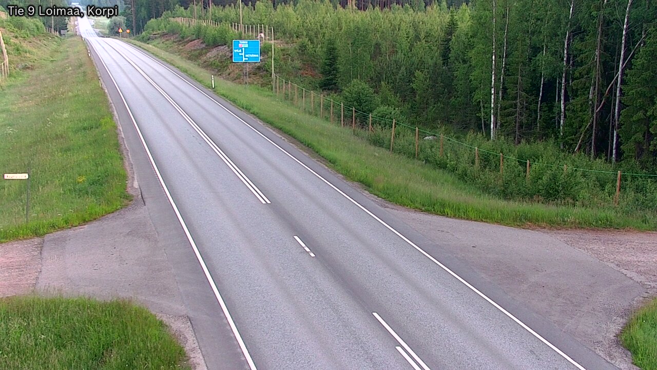 Weather Camera Image Väg 9 Loimaa,Korpi, Loimaa, Varsinais-Suomi