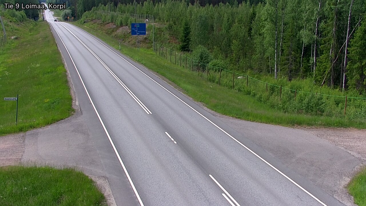 Weather Camera Image Väg 9 Loimaa,Korpi, Loimaa, Varsinais-Suomi