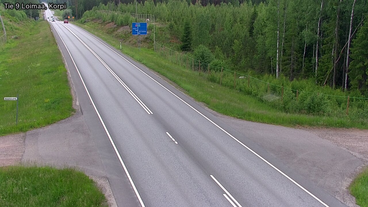 Weather Camera Image Väg 9 Loimaa,Korpi, Loimaa, Varsinais-Suomi