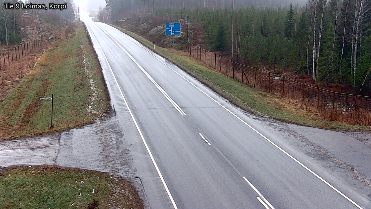 Weather Camera Image Väg 9 Loimaa,Korpi, Loimaa, Varsinais-Suomi